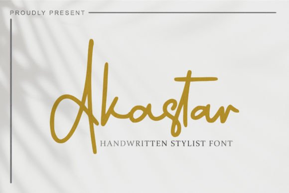 Akastar Font Review: Elegant Script for Authentic Branding