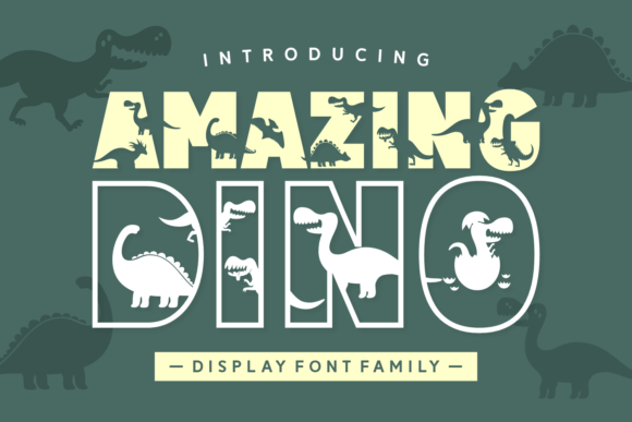 Amazing Dino Font Review for Playful Campaign Design