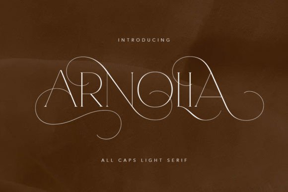 Arnolia Font: Elevating Boutique Branding with Elegant Serifs