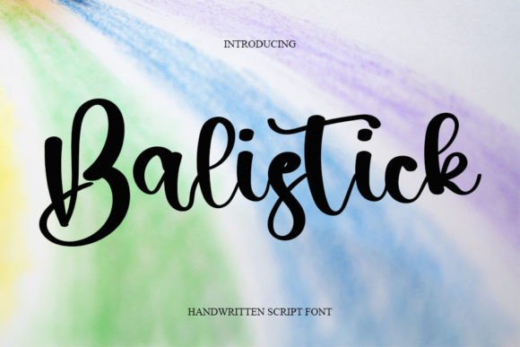 Balistick Font: Elegant Script for Branding & Logos
