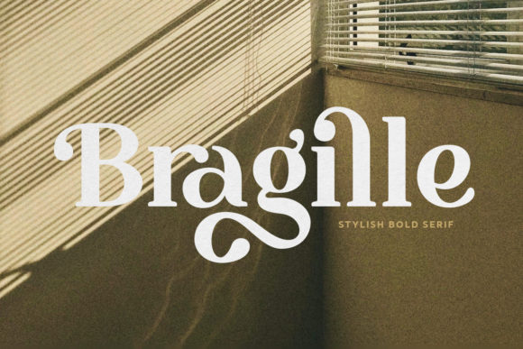 Bragille Font: Bold Serif Branding for Small Business