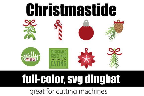 Christmastide Font for Holiday Crafts and Vinyl