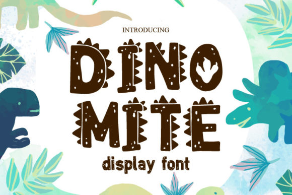 Dinomite Font: Boosting Engagement in Kids Campaigns
