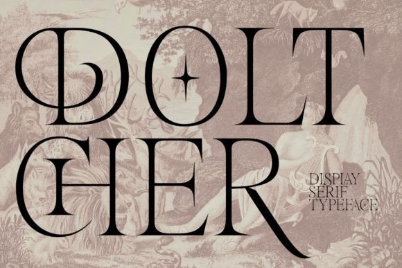 Doltcher Serif Font for Handmade Products and Labels