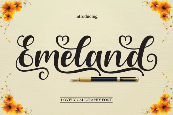 Emeland Font: Elegant Script for Branding & Design
