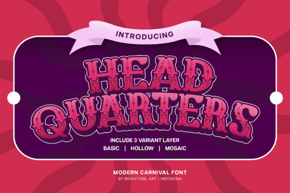 Headquarters Font Review: Bold Decorative Serif for Branding