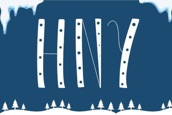 Hny Font: Fresh Decorative Type for Handmade Labels