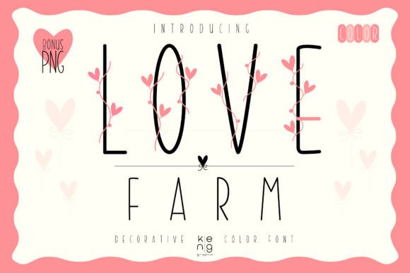 Love Farm Font: Modern Decorative Typography for Editorial Design