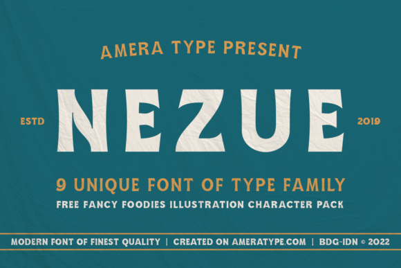 Nezue Font Review: Vintage Serif for Branding