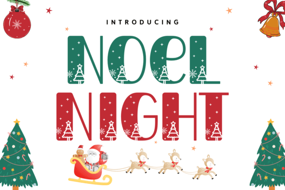 Noel Night Font: Festive Typography for Web Design