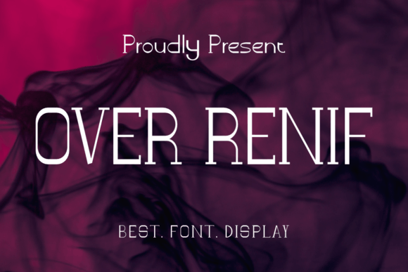 Over Renif Font: A Bold Serif for Modern Branding