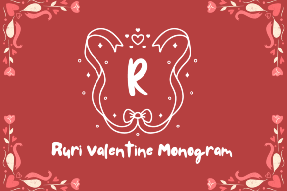 Ruri Valentine Monogram Font for Elegant Web Design