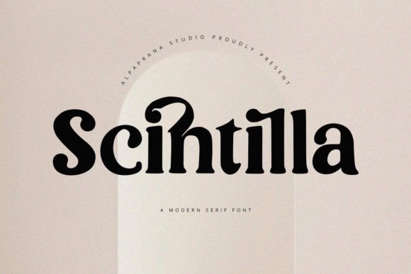 Scintilla Font: Modern Serif for Editorial Design