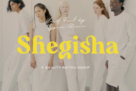 Shegisha Font: Retro Serif Charm for Handmade Labels