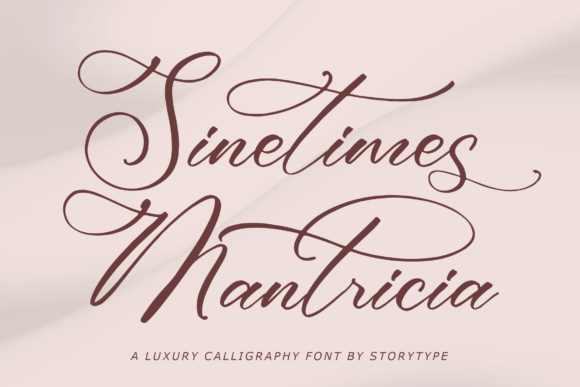 Sinetimes Mantricia Font Review for Luxury Branding