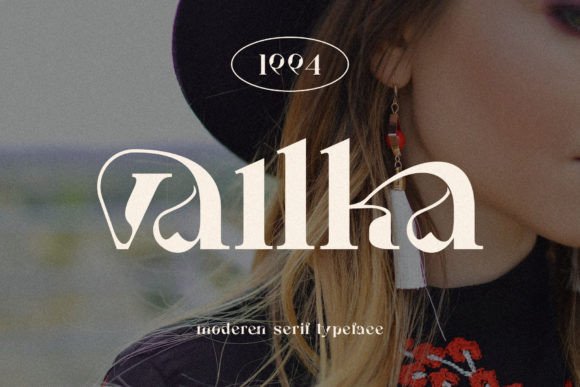 Vallka Font Review: Modern Serif for Classy Branding