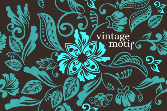 Vintage Motif Font Review: Floral Dingbats for Makers