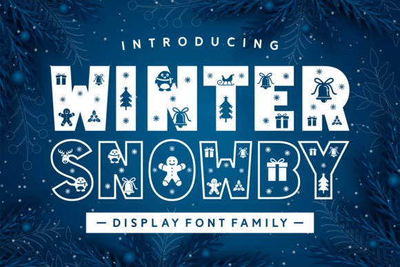 Winter Snowby Font Review for Holiday Campaigns