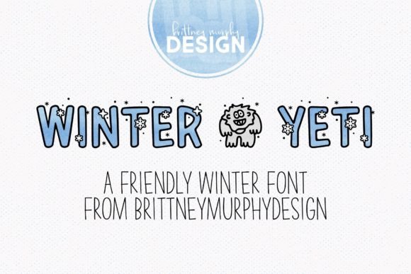 Winter Yeti Font Review for Seasonal Small Business Branding