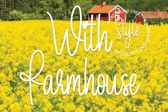 With Farmhouse Font for Elegant Editorial Design